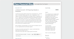 Desktop Screenshot of blog.flamfinancial.com